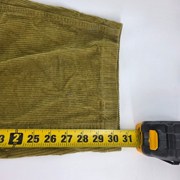 Levi's Mens‎ 2XL Skate Quick Release Corduroy Pants Olive Belt Skateboard - Picture 8 of 10